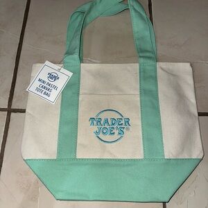 Trader Joe’s Mini Pastel Canvas Tote Bag